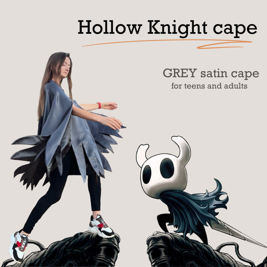 Hollow Knight gray cloak cosplay for teens and adults. Pre-Order Now | Delivery October 1–7 2025