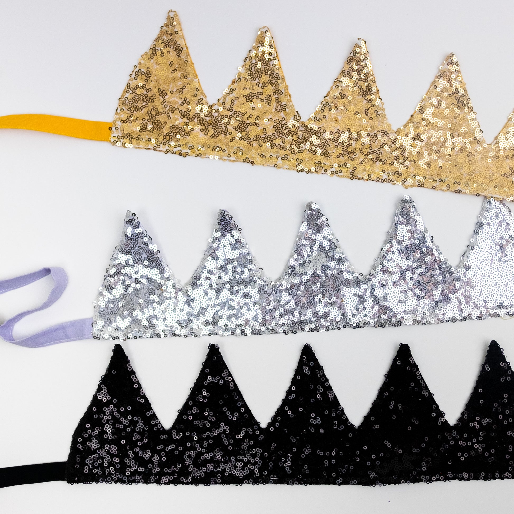 Sequin Crown with Veil-CE13460-M